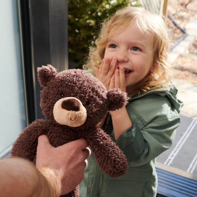 GUND chocolate teddy bear.