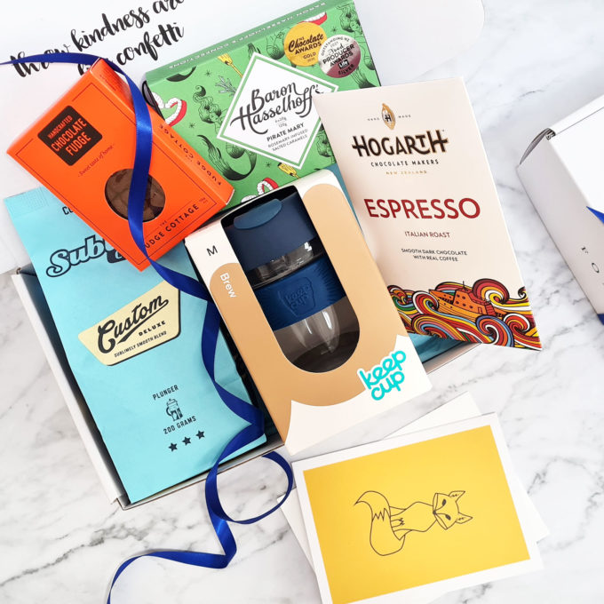 Coffee To Go gift box with Sublime coffee, Keepcup and treats