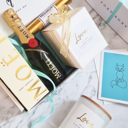 Pretty Gold Gift Box Luxury Hamper NZ