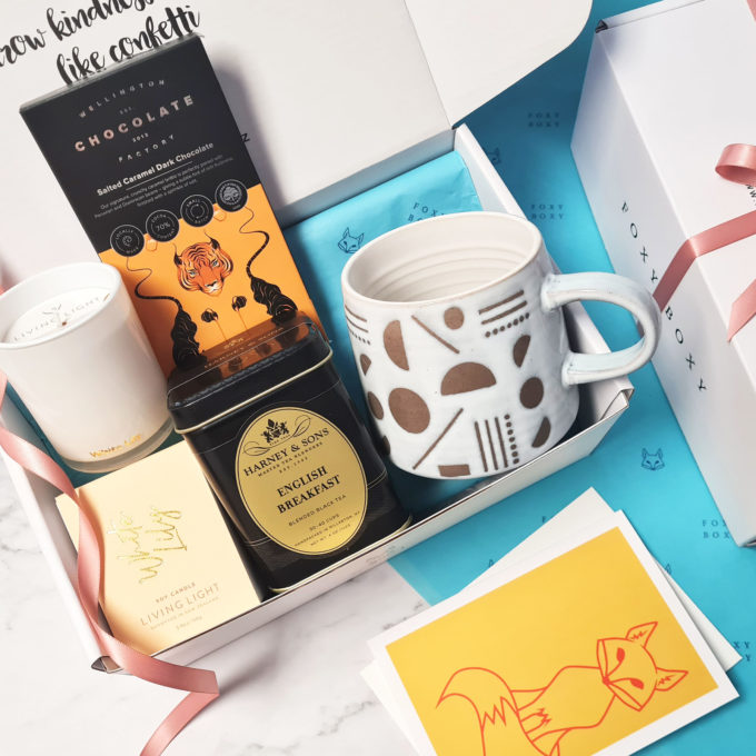 FOXY BOXY Lovely To A Tea gift box. Tea Hamper delivered New Zealand-wide