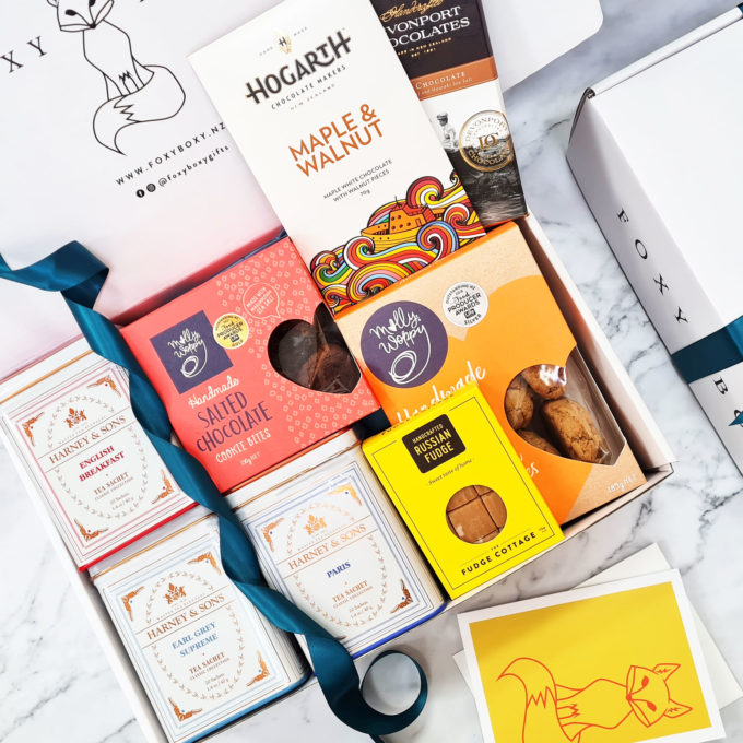High Tea gift box from FOXY BOXY. This hamper offers the high tea experience at home