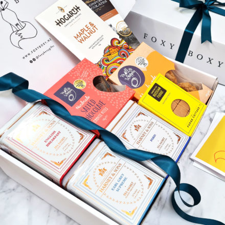 FOXY BOXY High Tea Gift Featuring A Selection Of Tea From Harney & Sons And Range Of Artisan Treats