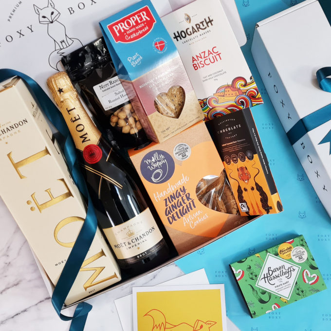 Moet Celebration Box, French Champagne and Gourmet Treats