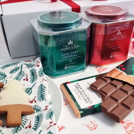 Festive High Tea Gift Box By FOXY BOXY. Christmas Hamper Delivered New Zealand Wide.