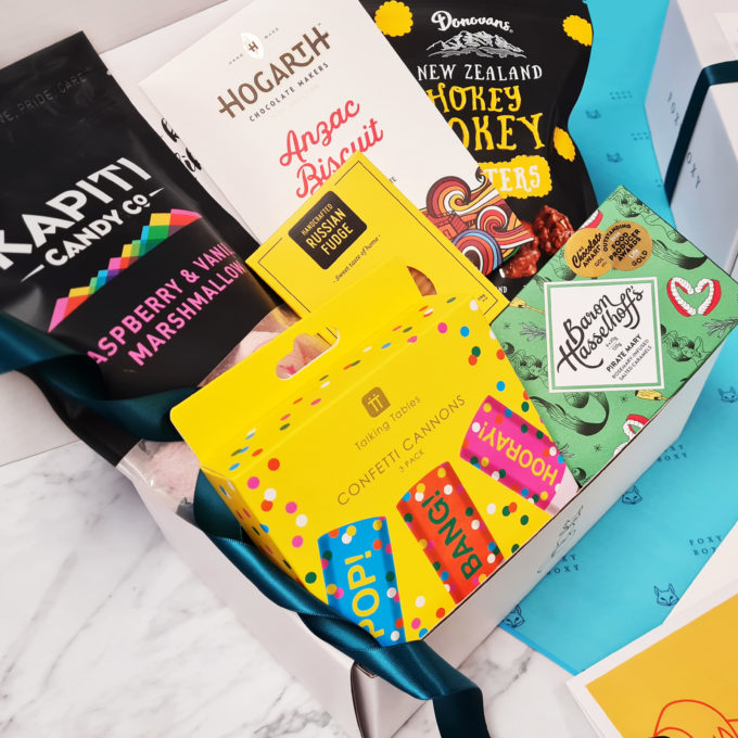 Confetti Celebration gift hamper by FOXY BOXY New Zealand