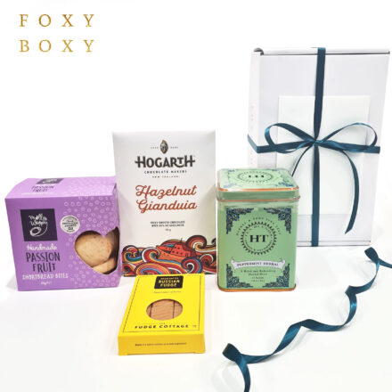 Peppermint Tea & Treats Gift Box By FOXY BOXY