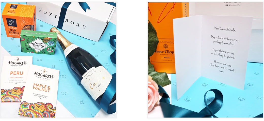NZ Sarkling Wine gift box, The Foxy Hamper