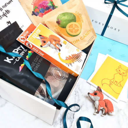 Kids Gift Box, 3d Fox Model, Gourmet Candy Floss, Choc Coated Hokey Pokey