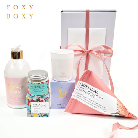 Pamper Her Gift Box By FOXY BOXY. Pamper Hamper Delivered NZ-wide