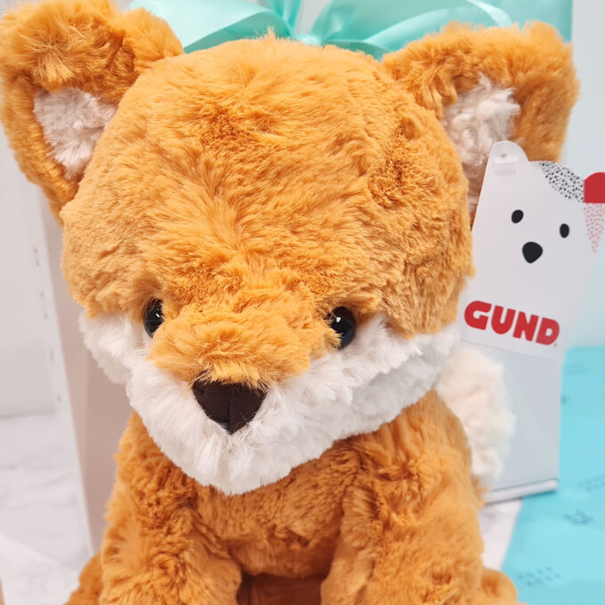 GUND fox plush toy, the cutest fox in town.
