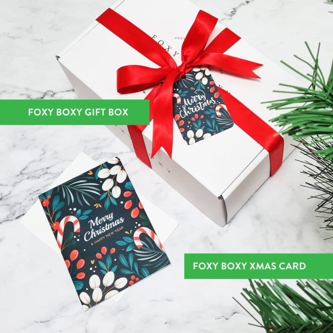 Christmas Gift Box and Xmas Card FOXY BOXY 2022