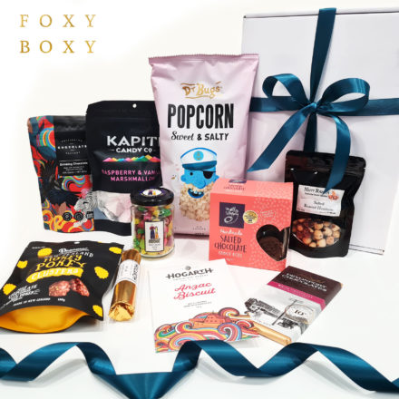 Deluxe Family Hamper By FOXY BOXY. Packed To The Brim With Delicious New Zealand Made Goodies.