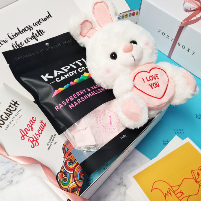 Betty Bunny Hamper, FOXY BOXY - gift boxes delivered New Zealand
