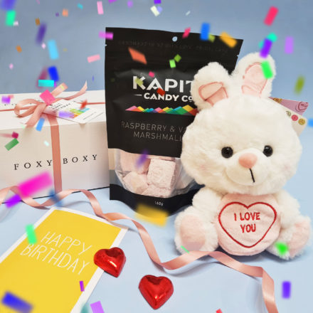 Betty Bunny Happy Birthday Gift Box With Birthday Card