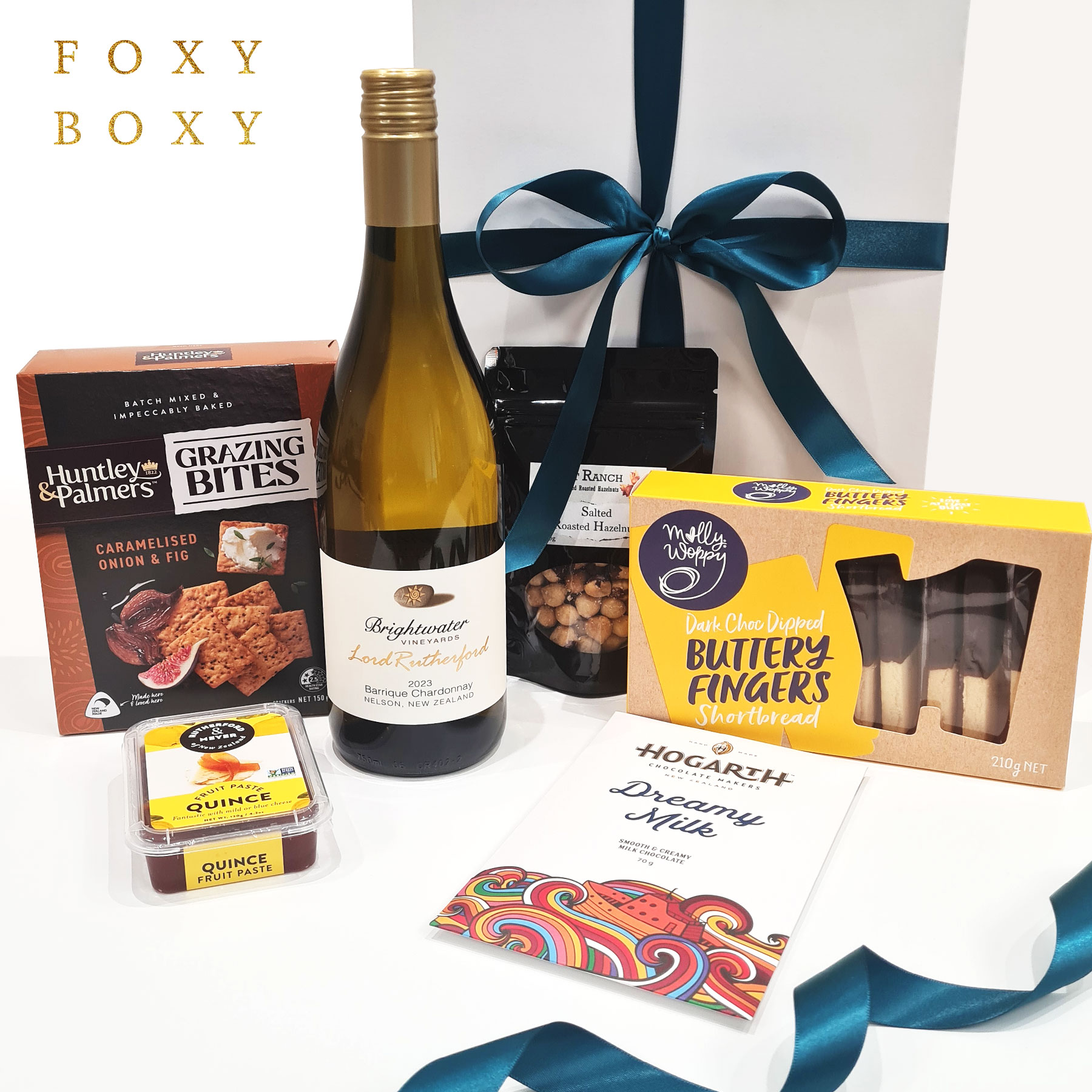 FOXY-BOXY-Nelson-chardonnay-hamper-NZ-wine-gift-box-delivered