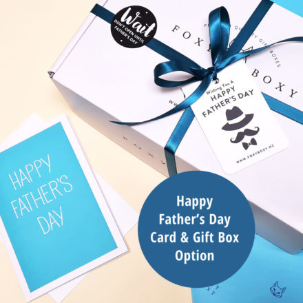 Father's Day 2022 NZ Gift Box With Happy Father's Day Card FOXY BOXY