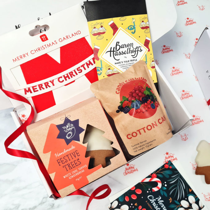 Deck The Halls Christmas gift box, FOXY BOXY hampers New Zealand