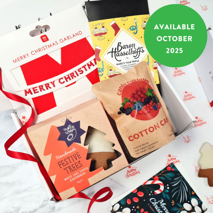 Deck the Halls Christmas gift box back in Oct 2025