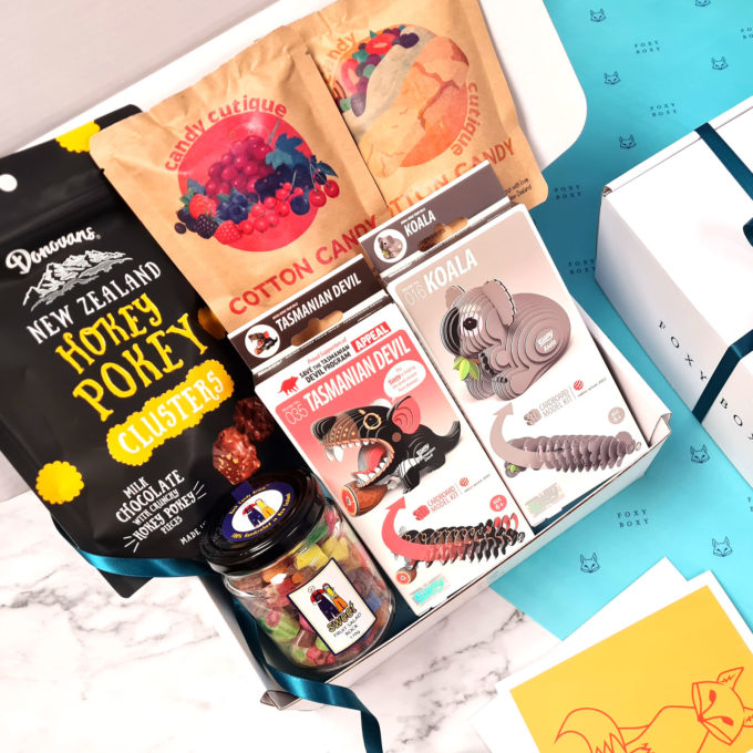 FOXY BOXY Twice As Nice Gift Box with Koala and Tasmanian Devil #D Models Craft Project