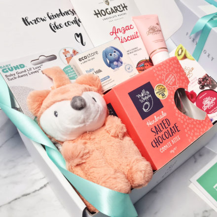 Mum And Bub, Baby And New Mum Gift Box By FOXY BOXY. Delivered New Zealand Wide.