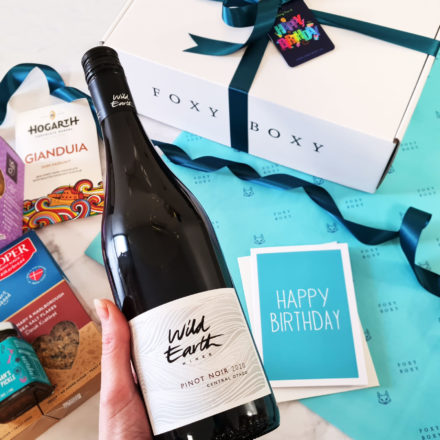 FOXY BOXY Central Otago Pinot Noir Wine Hamper - Birthday Themed