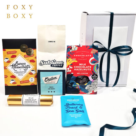 Coffee Is Life Gift Box By FOXY BOXY. Delivered To Their Door New Zealand-wide. The Perfect Gift For A Coffee Fan.