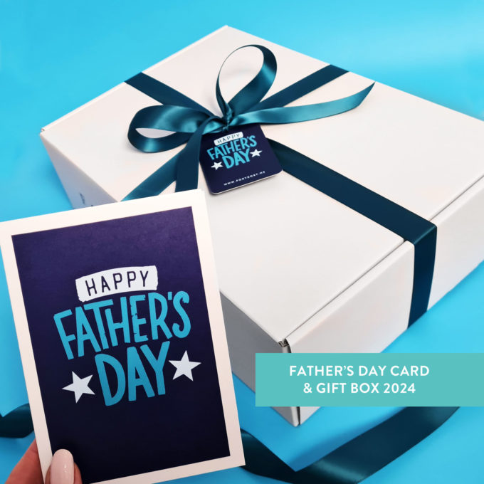 Happy Father's Day card and gift box by FOXY BOXY