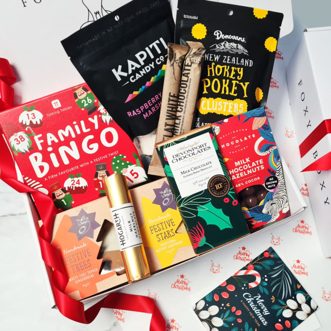 Big Festive Bingo gift box by FOXY BOXY. The perfect gift for a family this Christmas.