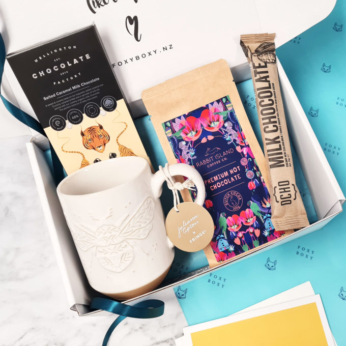 Buzzworthy gift box by FOXY BOXY. Wonderful hamper delivered New Zealand wide.